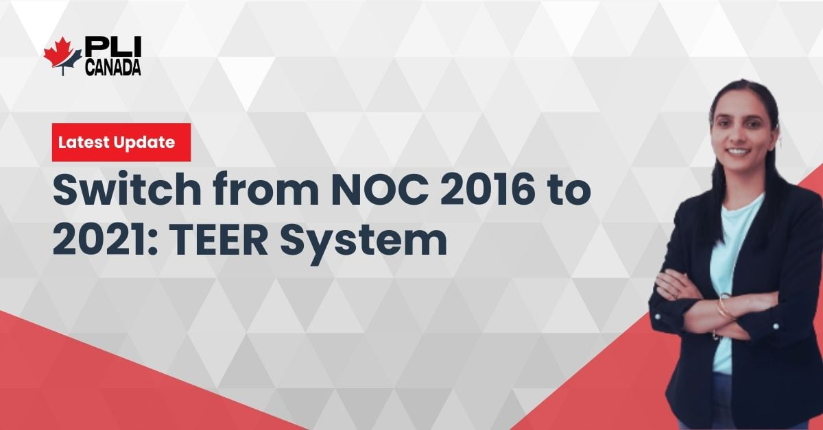 NOC switch from 2016 to 2021 TEER System NOC switch from 2016 to 2021 TEER System