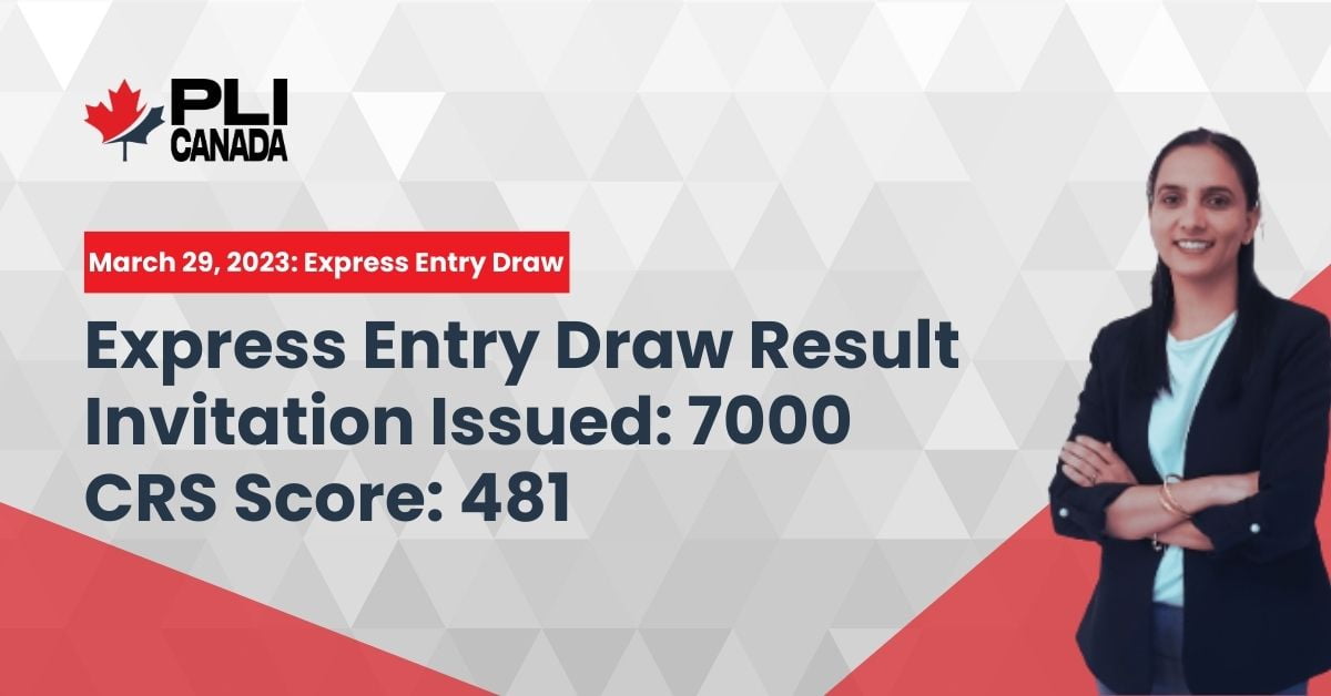 March 29 2023: Express Entry Draw-Result